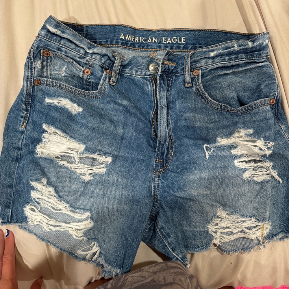 American eagle jean shorts